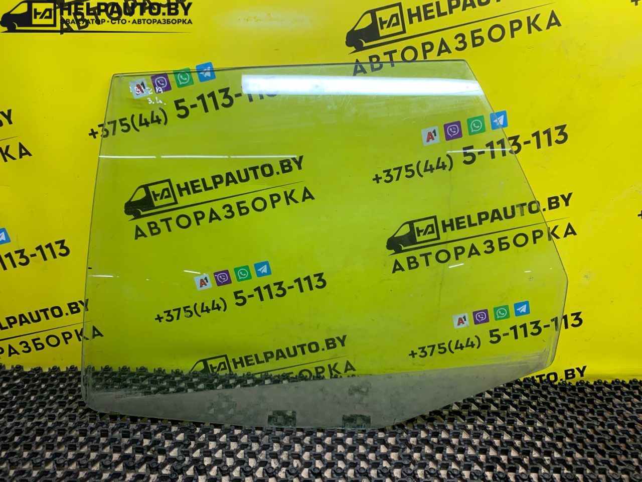 стекло двери задней левой SEAT Ibiza 2 поколение 1998, 1.6 л., ALM, бензин, 5МКПП, синий, хетчбэк 5 дв., передний привод - фото №1