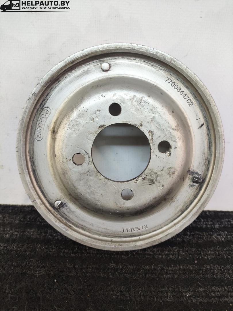 шкив коленвала Renault Scenic 1 поколение 1998, 1.6 л., бензин, МКПП, синий, передний привод, 7700864702 - фото №1