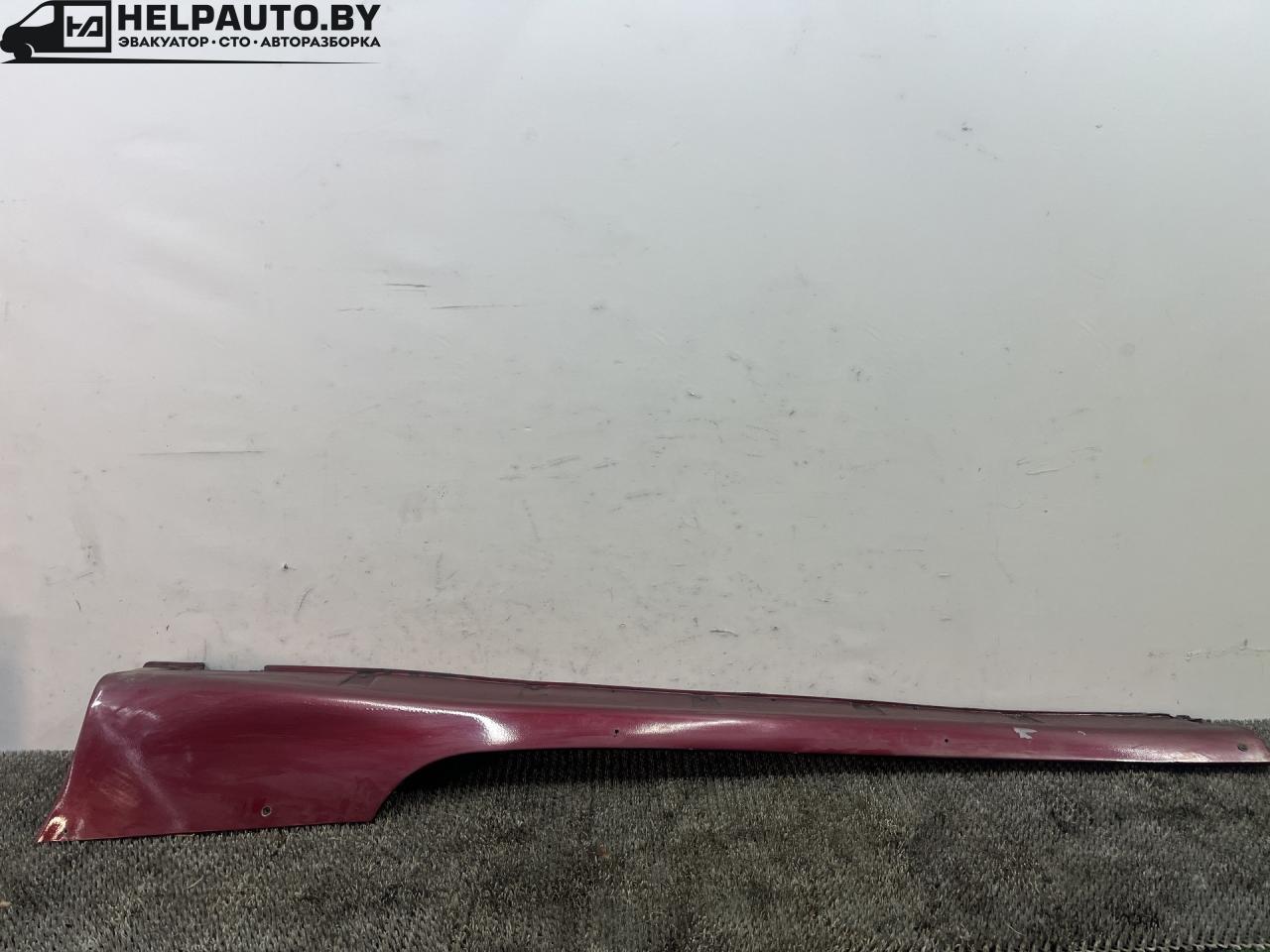 накладка на порог Hyundai Coupe RD 1998, 2.0 л., бензин, МКПП, бордовый, купе, передний привод - фото №1