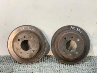 диск тормозной задний Nissan Primera P11 1998, 2.0 л., SR20DE, бензин, 5МКПП, серебристый, седан, передний привод