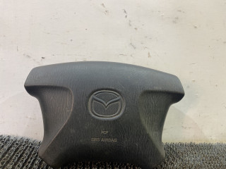 подушка безопасности водителя Mazda 626 GF [рестайлинг] GF 1999, 1.8 л., i, бензин, МКПП, бежевый, седан, передний привод