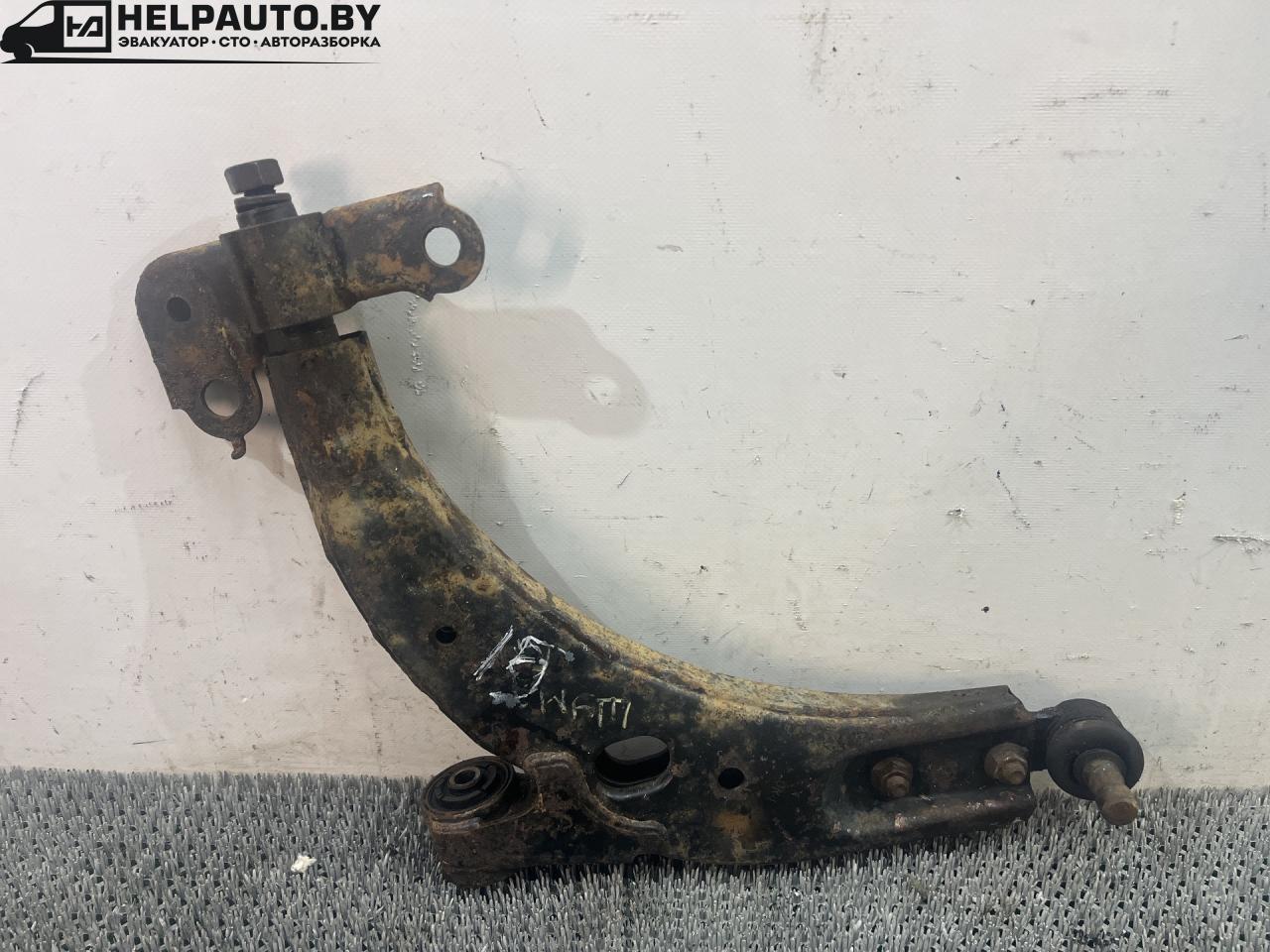 рычаг передний левый Kia Shuma 1 поколение 1999, 1.5 л., бензин, МКПП, красный, хетчбэк 5 дв., передний привод - фото №1