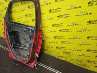 дверь задняя левая Ford Focus 2 поколение 2006, 1.6 л., HWDA, бензин, МКПП, красный, хетчбэк 5 дв., передний привод