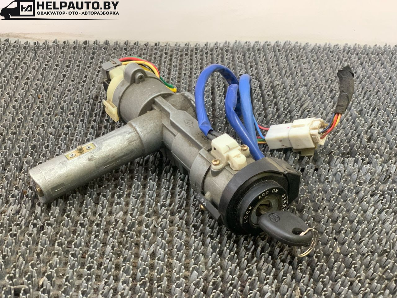 замок зажигания Kia Sorento 1 поколение 2005, 2.5 л., дизель, МКПП, серый, полный привод, 0281011283, 39100-4A720 - фото №1