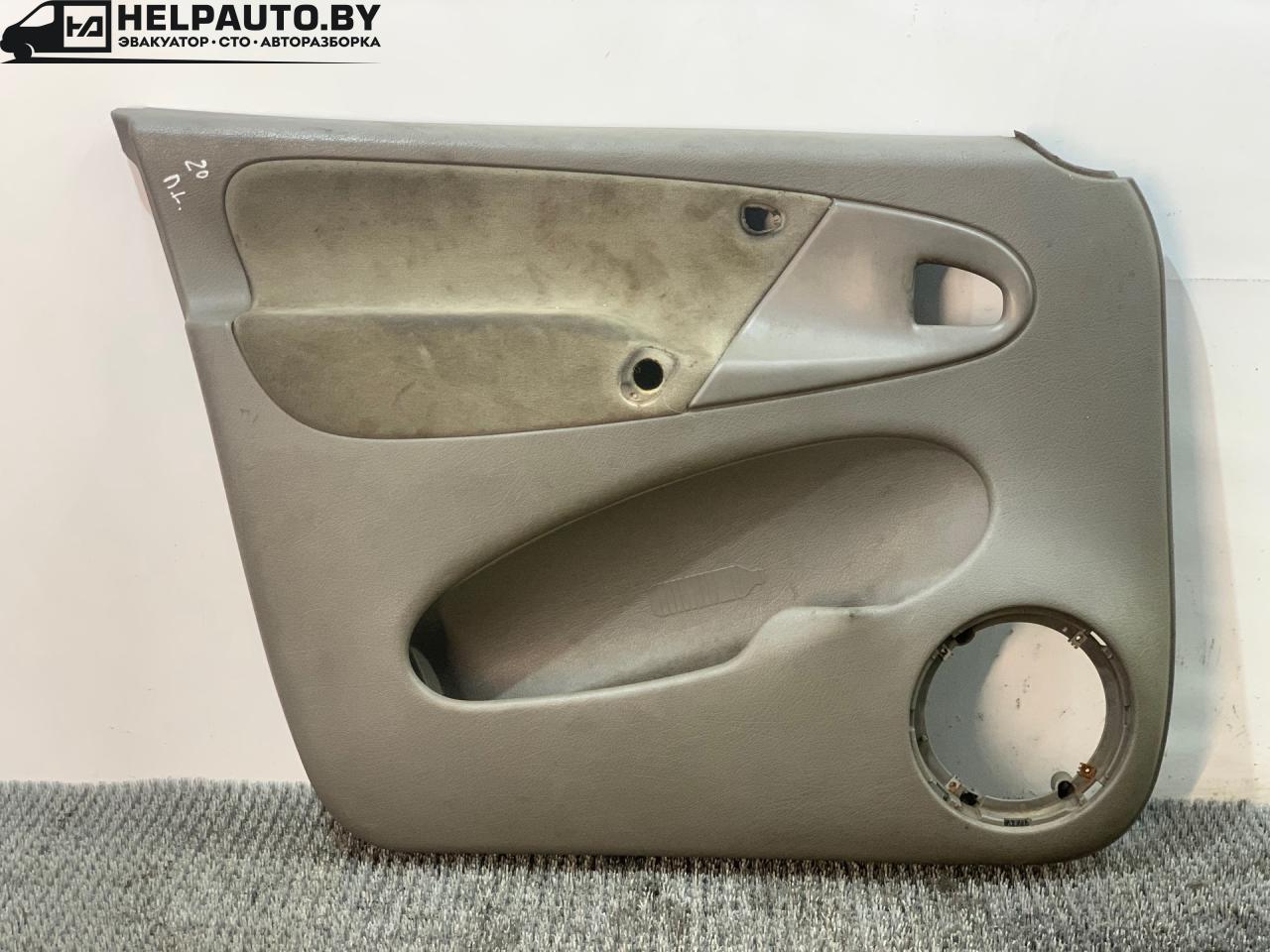 обшивка двери передняя левая Citroen Xsara Picasso 1 поколение 2002, 2.0 л., бензин, МКПП, серый, передний привод - фото №1