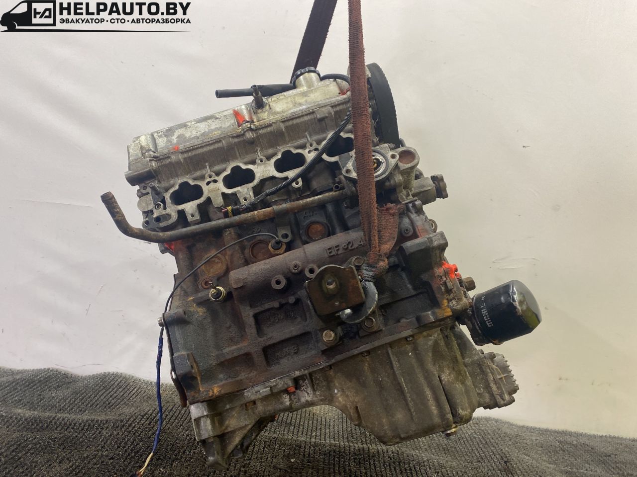 двигатель Kia Sorento 1 поколение 2005, 2.4 л., G4JS, бензин, МКПП, красный, внедорожник 5 дв., полный подключаемый привод, G4JS, I430120 - фото №1