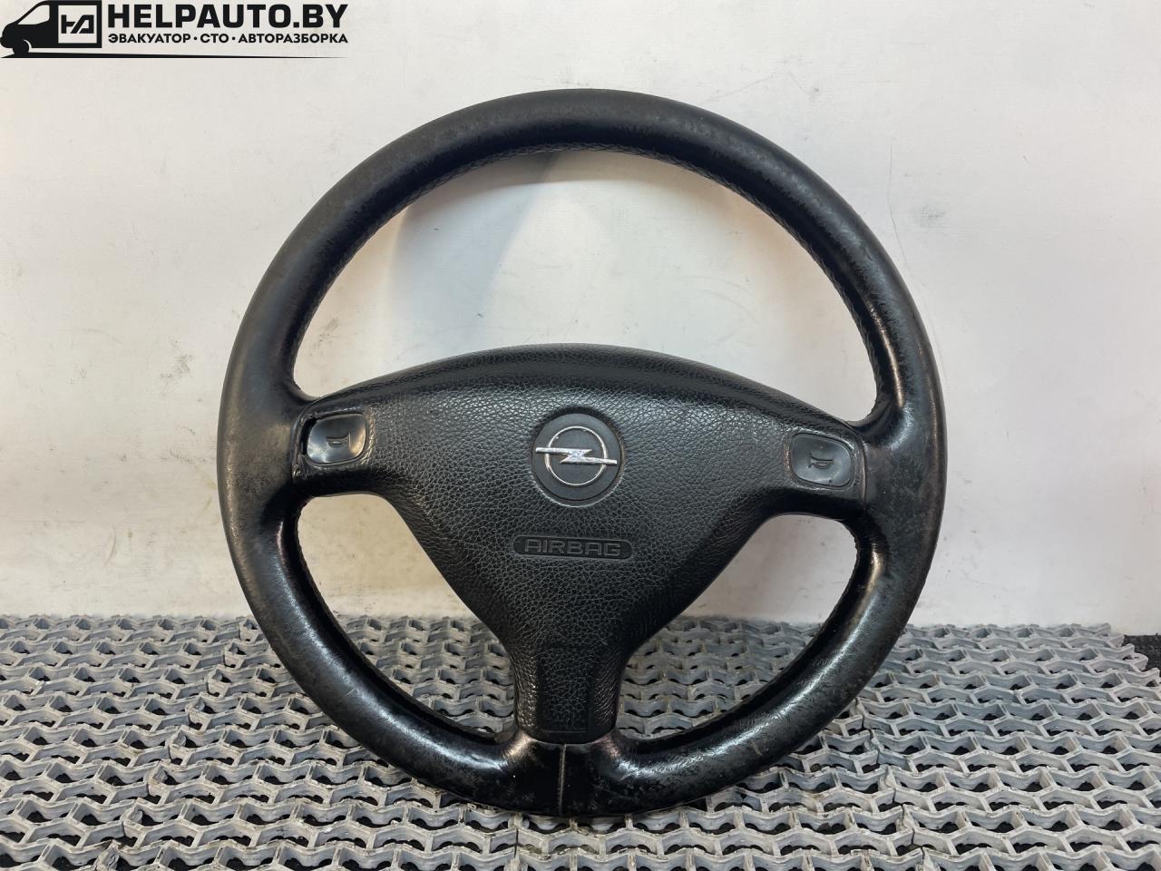 подушка безопасности водителя Opel Zafira 1 поколение (A) 2002, 2.2 л., дизель, 5МКПП, серебристый, минивэн, передний привод - фото №1
