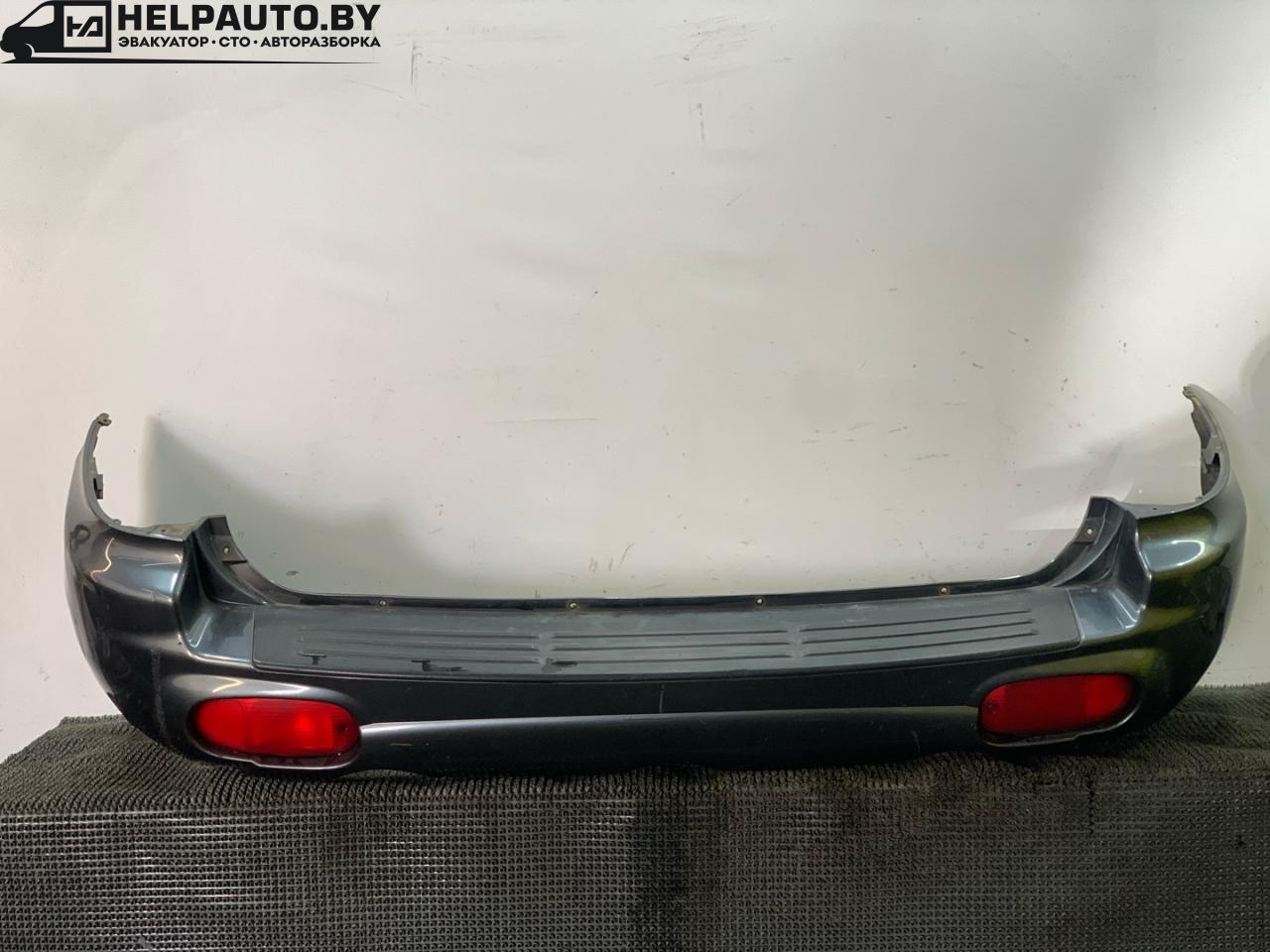 бампер задний Hyundai Santa Fe 1 поколение (SM) 2001, 2.4 л., бензин, МКПП, черный, внедорожник 5 дв., передний привод - фото №1