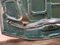 капот Mazda 323 6 поколение 1998, 1.5 л., бензин, МКПП, синий, хетчбэк 3 дв., передний привод - фото №5