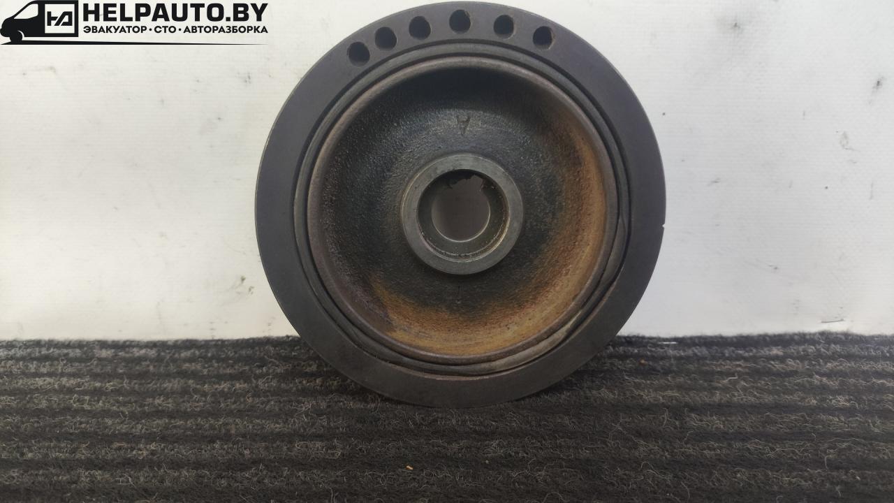 шкив коленвала Kia Sorento 1 поколение 2004, 2.5 л., CRDi, D4CB, дизель, АКПП, серебристый, внедорожник 5 дв., полный подключаемый привод - фото №1