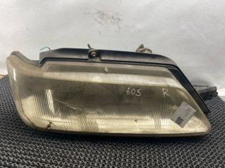 фара правая Peugeot 605 1 поколение [рестайлинг] (1994 - 1999), 2.1 л., дизель, МКПП, седан, передний привод
