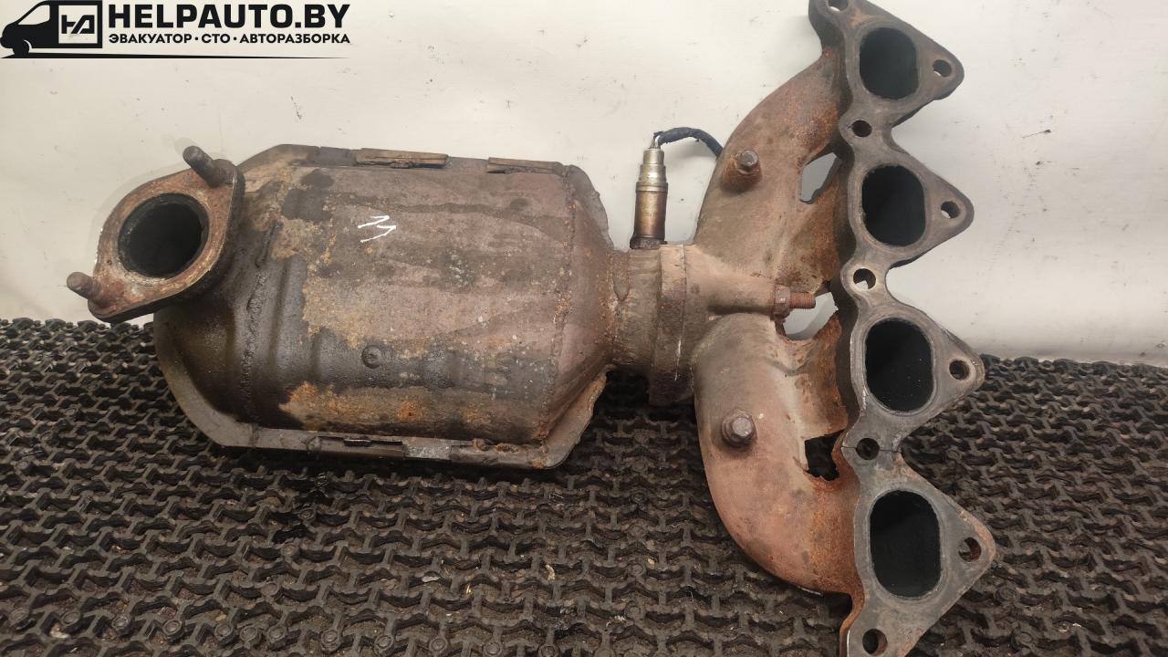 коллектор выпускной Hyundai Coupe RD 1998, 2.0 л., бензин, МКПП, бордовый, купе, передний привод, S17D30 - фото №1