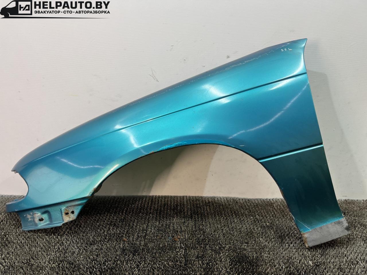 крыло переднее левое Opel Astra F 1994, 1.7 л., дизель, 5МКПП, зелёный, хетчбэк 5 дв., передний привод - фото №1