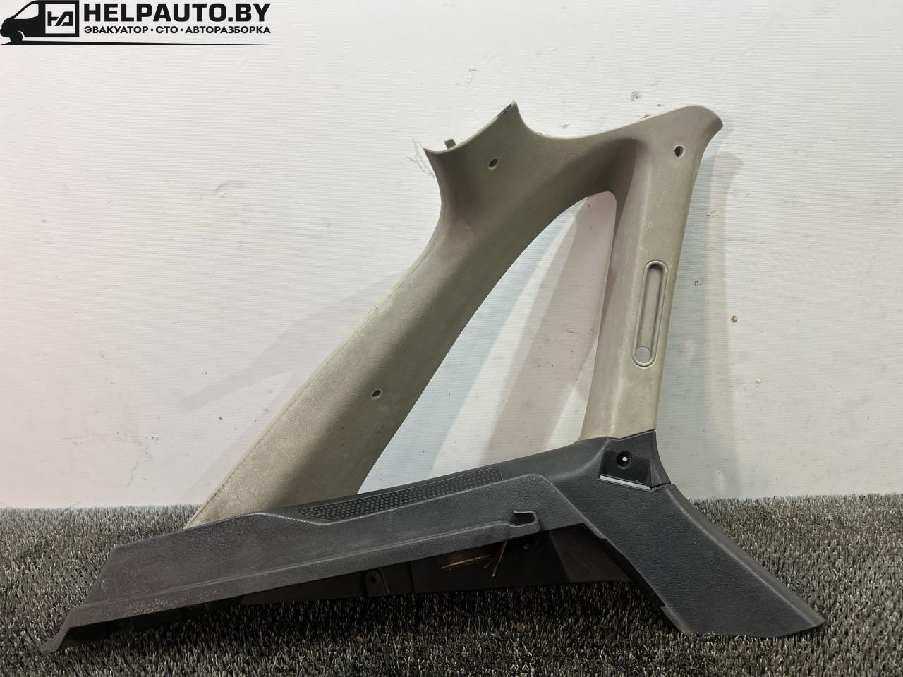 обшивка стойки центральной левой Opel Astra F 1994, 1.7 л., дизель, 5МКПП, зелёный, хетчбэк 5 дв., передний привод, 90381257 - фото №1