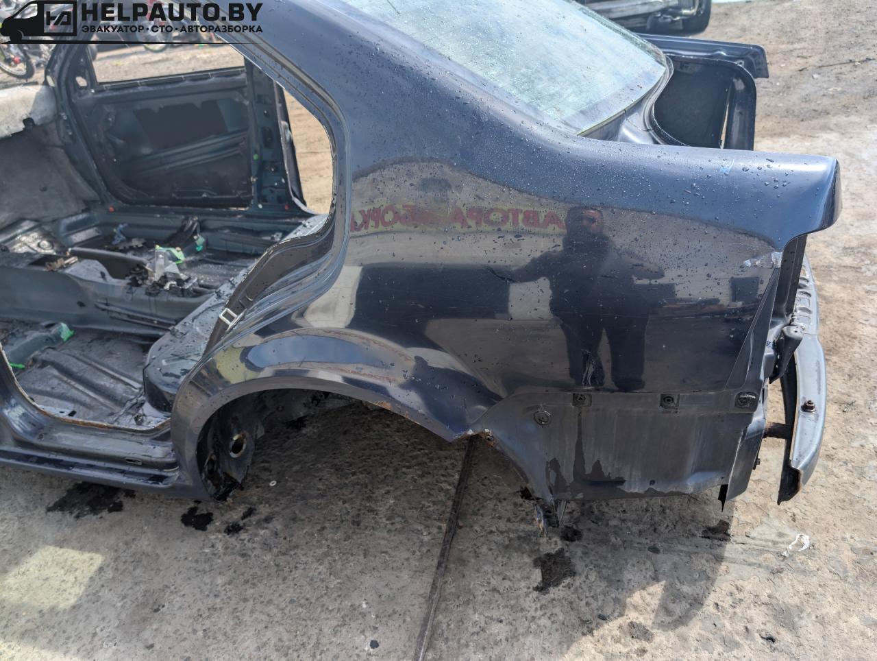 крыло заднее левое Volkswagen Jetta 4 поколение 2001, 2.0 л., AQY, бензин, МКПП, синий, седан, передний привод - фото №1