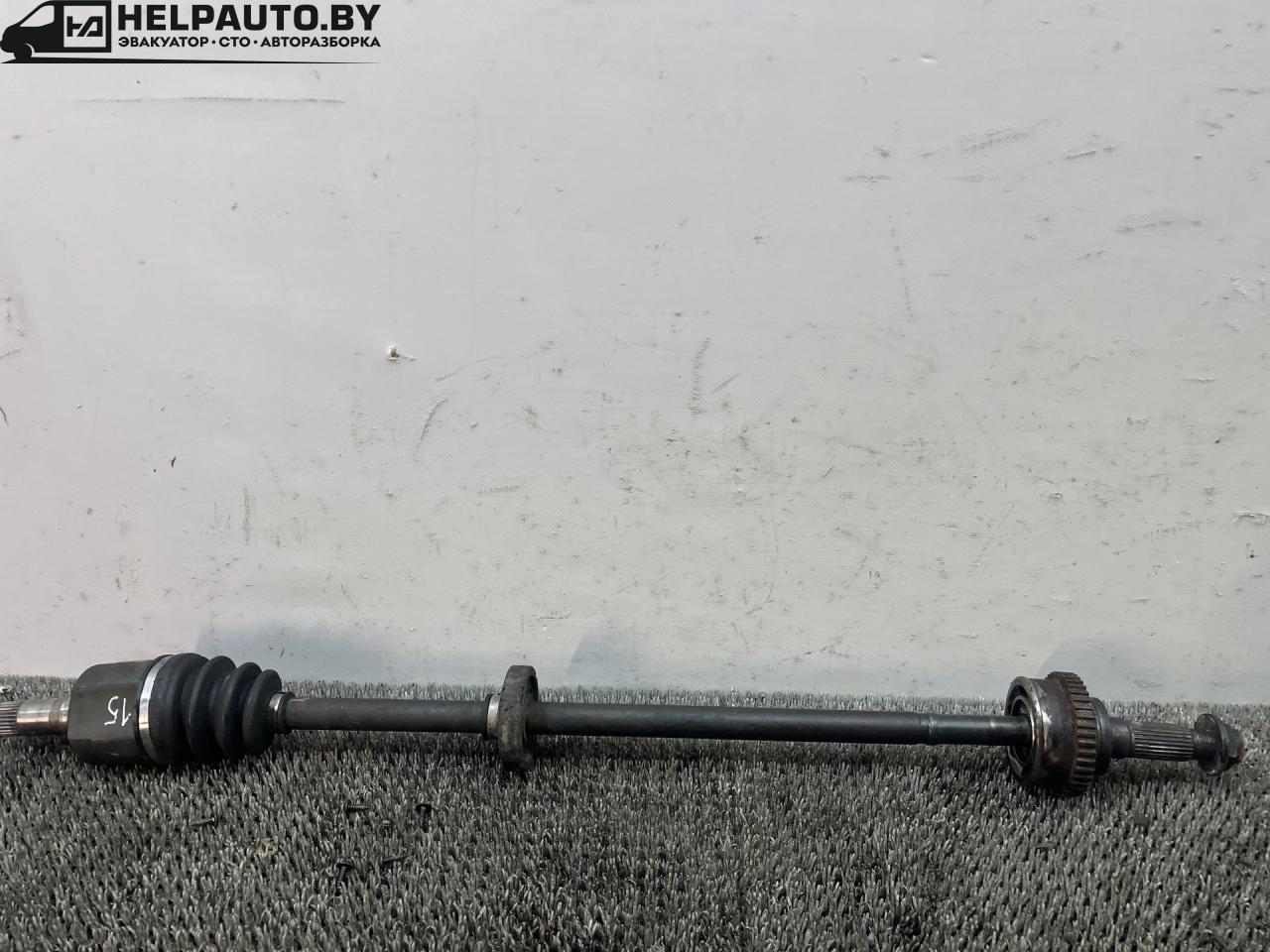 полуось передняя правая (приводной вал, ШРУС) Kia Shuma 1 поколение 1999, 1.5 л., бензин, МКПП, красный, хетчбэк 5 дв., передний привод, 7155-2201DK1-6 - фото №1