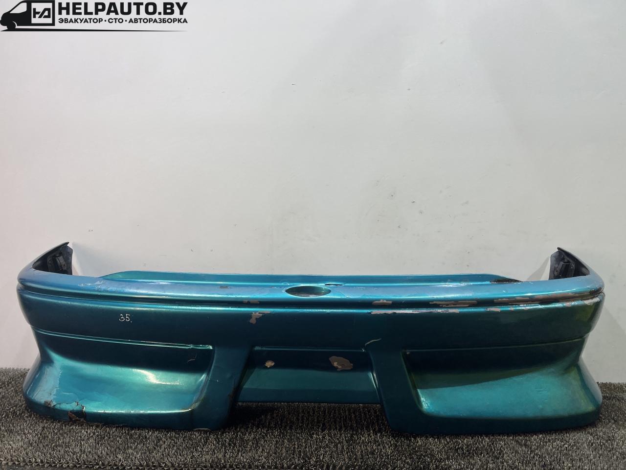 бампер задний Opel Astra F 1994, 1.7 л., дизель, 5МКПП, зелёный, хетчбэк 5 дв., передний привод, 90380390 - фото №1