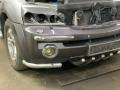 молдинг переднего бампера Kia Sorento 1 поколение 2006, 2.4 л., дизель, АКПП, серый, внедорожник 5 дв., передний привод - фото №3