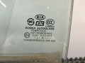 стекло двери задней левой Kia Sorento 1 поколение 2005, 2.4 л., G4JS, бензин, МКПП, красный, внедорожник 5 дв., полный подключаемый привод, 43R-000382 - фото №2