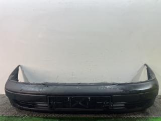 бампер передний Toyota Carina E 1 поколение T190 1995, 1.6 л., 4A-FE, бензин, МКПП, зелёный, хетчбэк 5 дв., передний привод