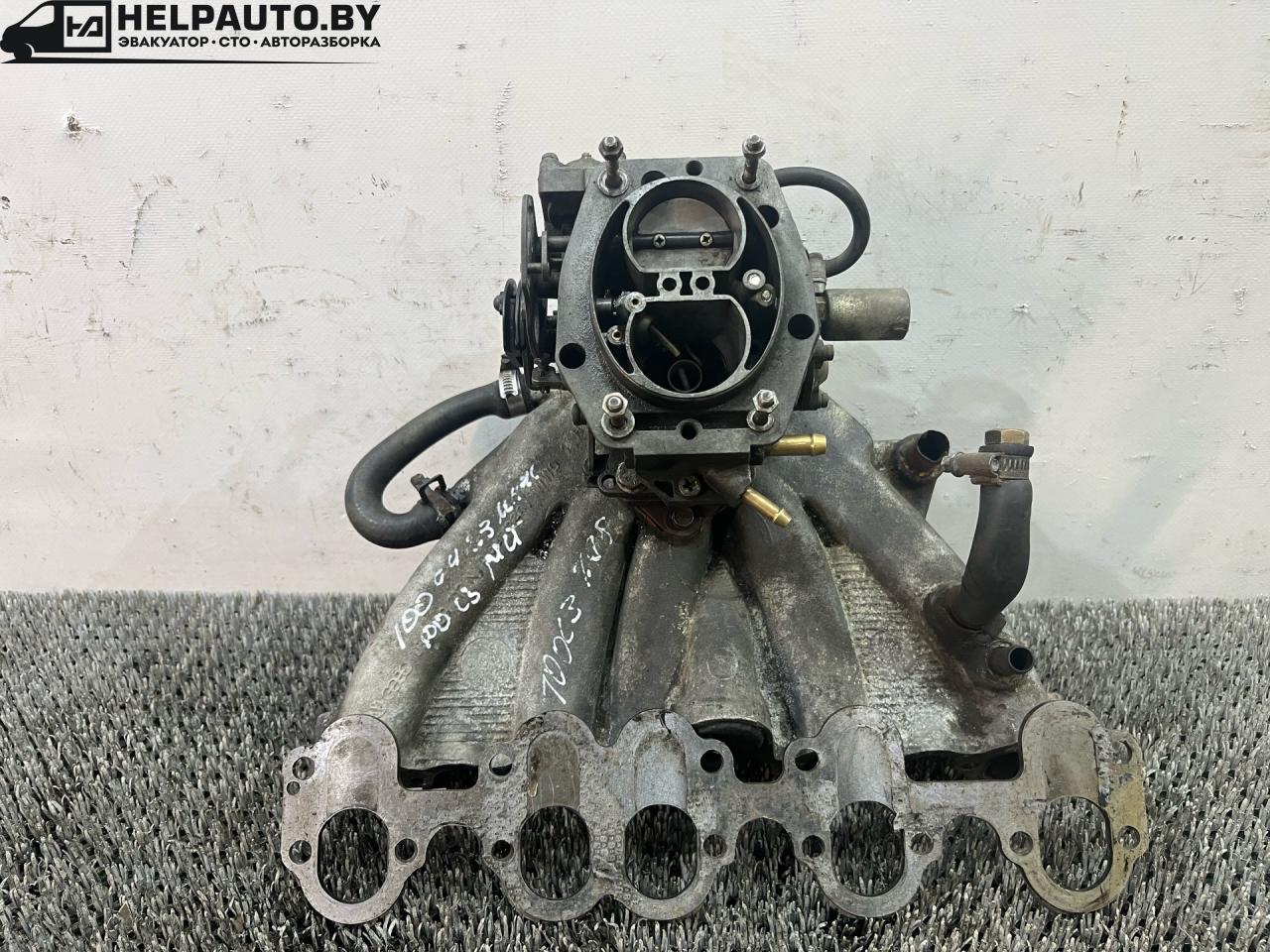 коллектор впускной Audi 100 4A/C4 (1990 - 1994), 2.3 л., бензин, МКПП, передний привод, 035129713N - фото №1