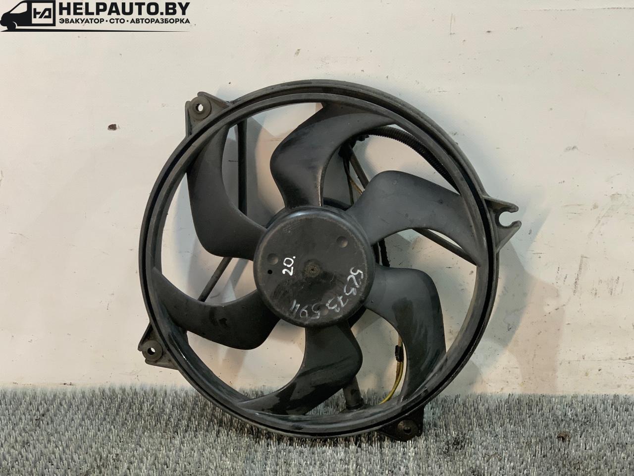 вентилятор радиатора Citroen Xsara Picasso 1 поколение 2002, 2.0 л., бензин, МКПП, серый, передний привод - фото №1