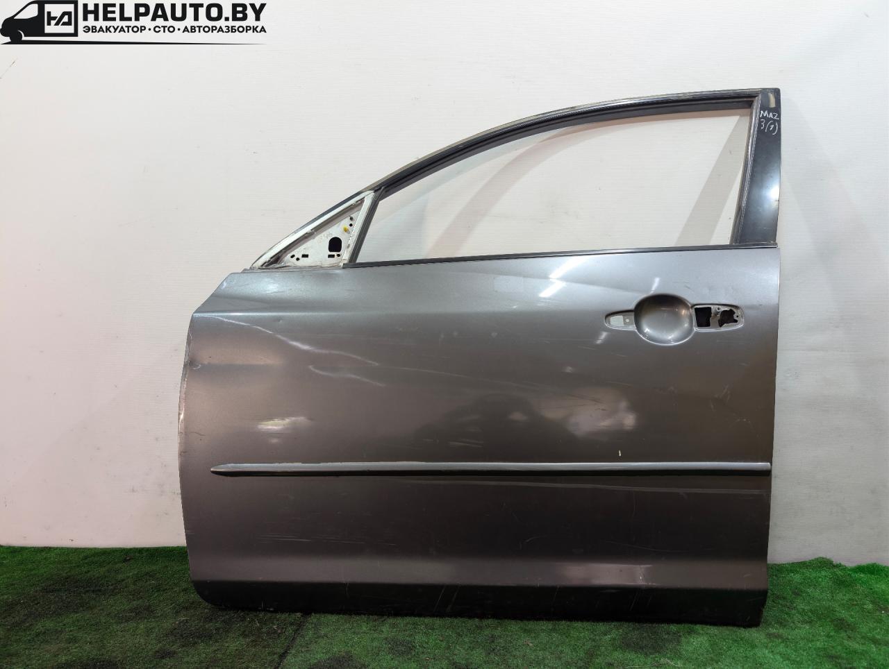 дверь передняя левая Mazda 3 BK (2003 - 2005), 2.0 л., дизель, МКПП, хетчбэк 5 дв., передний привод - фото №1