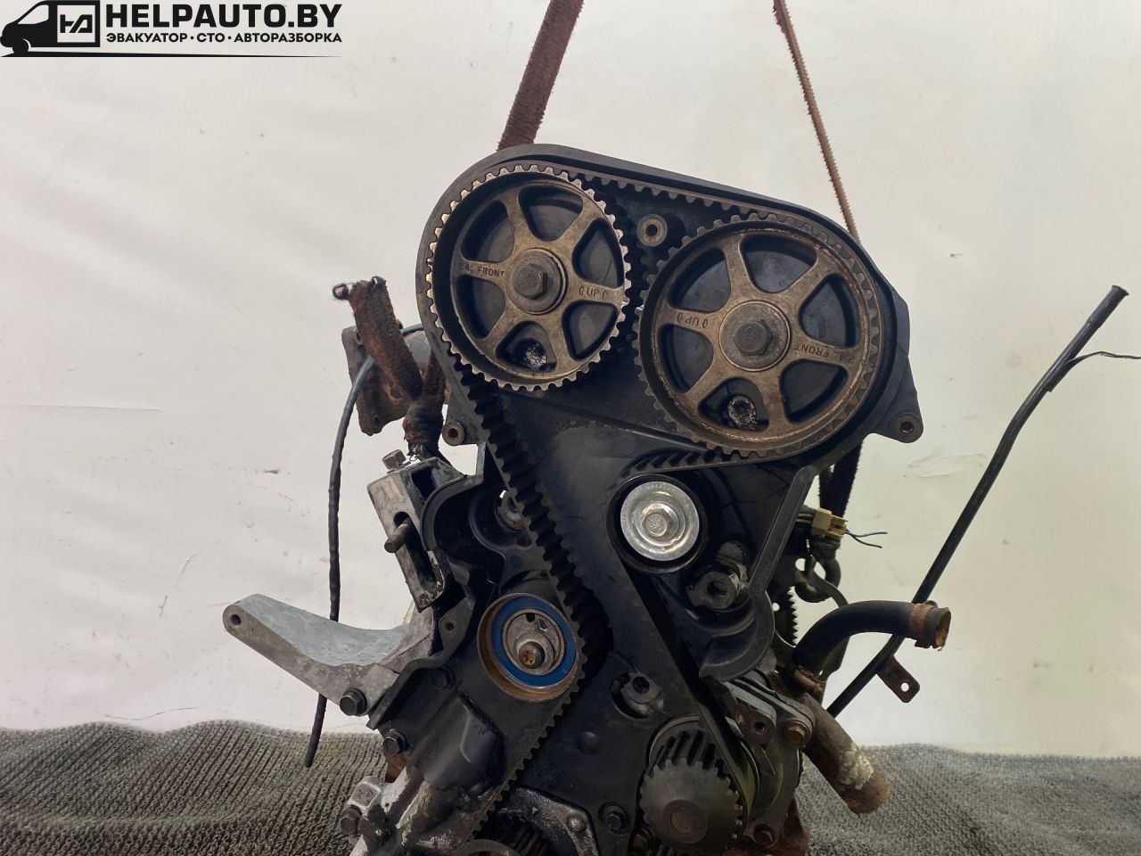 двигатель Plymouth Voyager 3 поколение 1998, 2.4 л., бензин, АКПП, зелёный, минивэн, передний привод, EDZ - фото №1