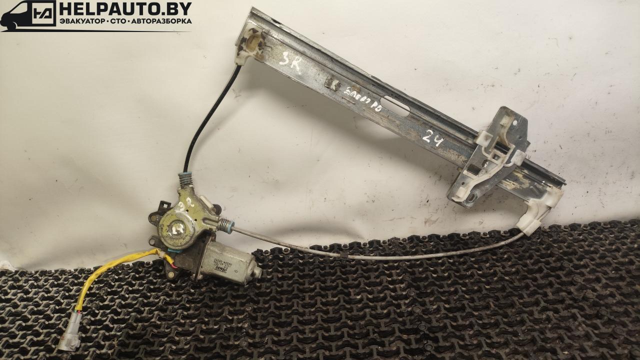 стеклоподъемник электрический задний правый Suzuki Baleno 1 поколение 2002, 1.5 л., бензин, МКПП, чёрный, седан - фото №1