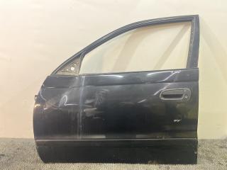 дверь передняя левая Toyota Carina E 1 поколение T190 1995, 1.6 л., 4A-FE, бензин, МКПП, зелёный, хетчбэк 5 дв., передний привод