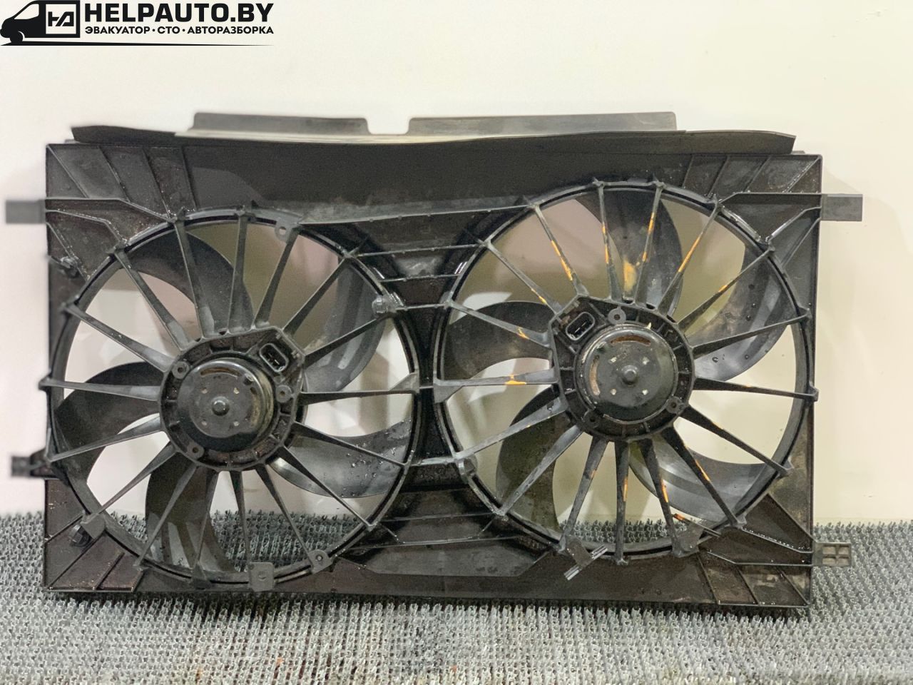 вентилятор радиатора Dodge Caliber 1 поколение 2008, 1.8 л., бензин, МКПП, красный, хетчбэк 5 дв., передний привод - фото №1