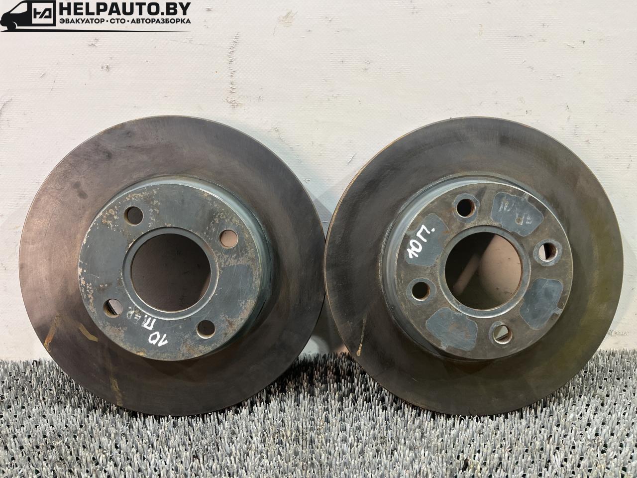 диски тормозные (комплект) Ford Focus 1 поколение (1998 - 2001), дизель, МКПП, белый, универсал, передний привод - фото №1