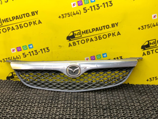 решетка радиатора Mazda 626 GF [рестайлинг] GF 1999, 2.0 л., дизель, МКПП, черный, седан, передний привод