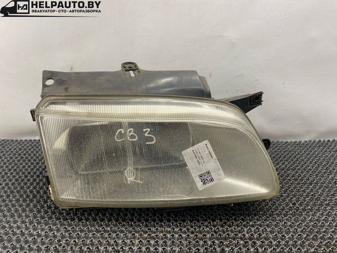 фара правая Citroen Berlingo 1 поколение (M49) 2002, 1.4 л., KFV (TU3A), бензин, 5МКПП, синий, минивэн, передний привод - фото №1
