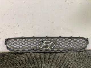 решетка радиатора Hyundai Santa Fe 1 поколение (SM) 2001, 2.4 л., бензин, МКПП, черный, внедорожник 5 дв., передний привод, 86352-26900