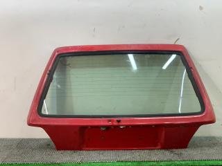 крышка багажника (дверь 3-5) Volkswagen Golf 2 поколение 1990, 1.3 л., бензин, МКПП, красный, хетчбэк 3 дв., передний привод