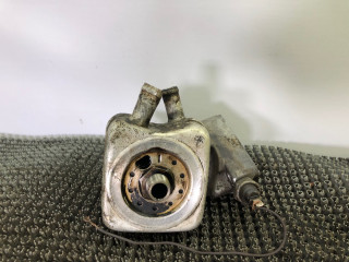 теплообменник масляного фильтра Audi 80 B3 (1986 - 1991), 1.8 л., бензин, МКПП, серый, передний привод