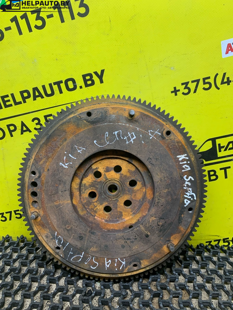 маховик Kia Sportage 1 поколение 1999, 2.0 л., FE (16V), бензин, МКПП, синий, внедорожник 5 дв., полный подключаемый привод - фото №1