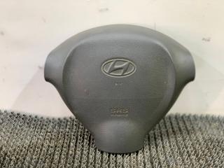 подушка безопасности водителя Hyundai Santa Fe 1 поколение (SM) 2001, 2.4 л., бензин, МКПП, черный, внедорожник 5 дв., передний привод
