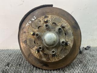 ступица передняя левая Hyundai Terracan 1 поколение 2003, 2.5 л., D4BH, дизель, АКПП, серебристый, внедорожник 5 дв., полный подключаемый привод