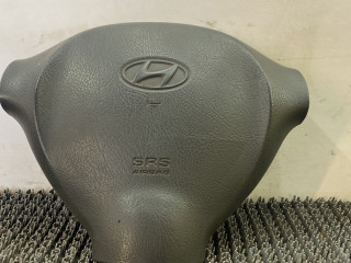 подушка безопасности водителя Hyundai Santa Fe 1 поколение (SM) 2003, 2.4 л., бензин, МКПП, серебристый, внедорожник 5 дв., передний привод, 5205092, 00325