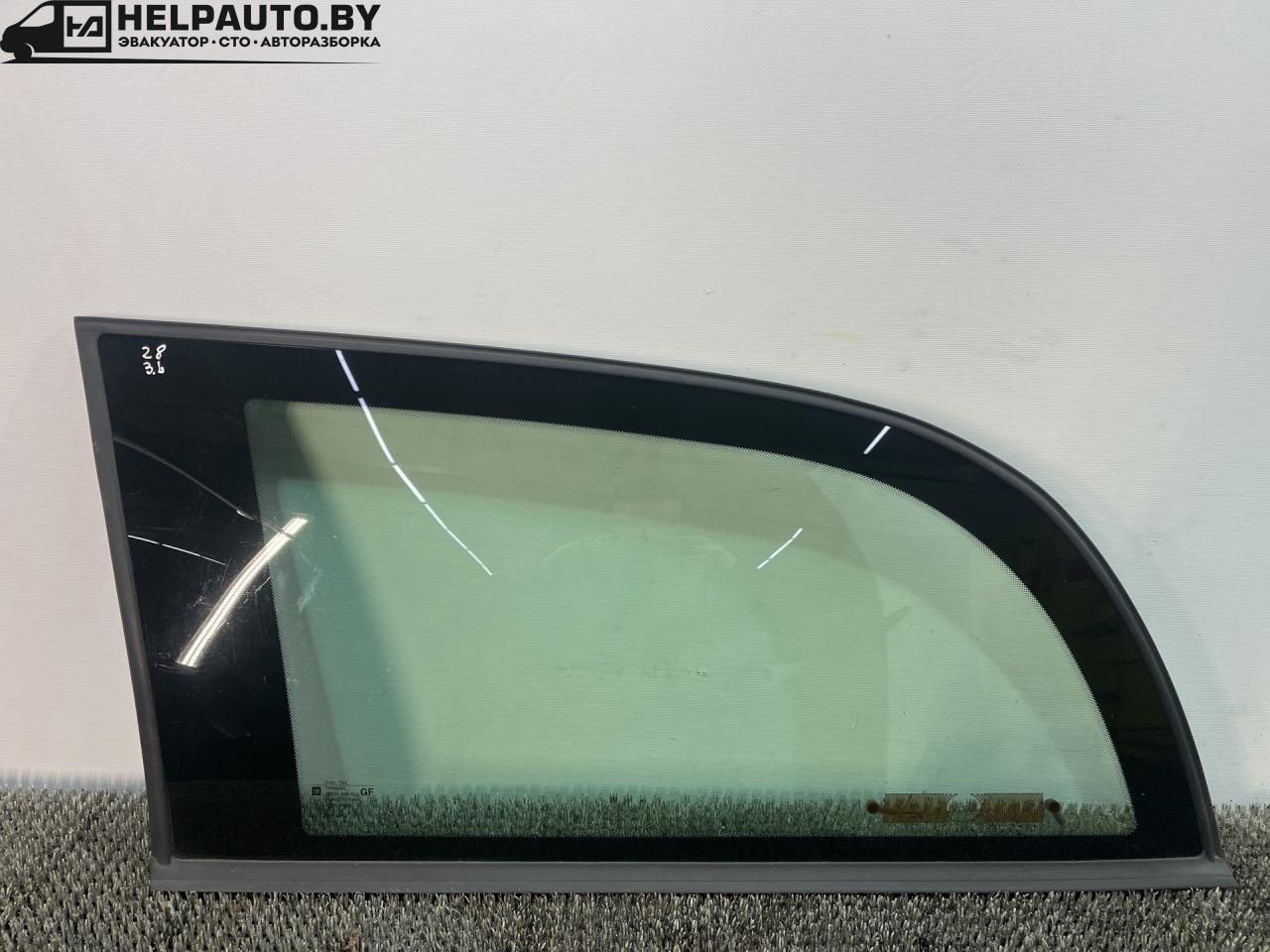 стекло кузовное боковое левое Opel Omega B 1996, 2.5 л., дизель, 5МКПП, черный, универсал, задний привод, 43R-00048 - фото №1