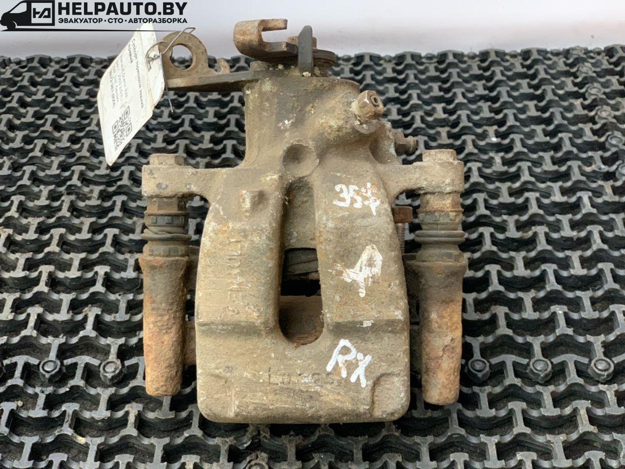 суппорт задний правый Renault Scenic RX4 1 поколение 2003, 2.0 л., F4R 744, бензин, МКПП, синий, внедорожник 5 дв. - фото №1