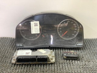 блок управления двигателем Volkswagen Golf 5 поколение 2008, 1.4 л., BUD, бензин, 5МКПП, синий, хетчбэк 5 дв., передний привод, 555001540201, 03C906024AS