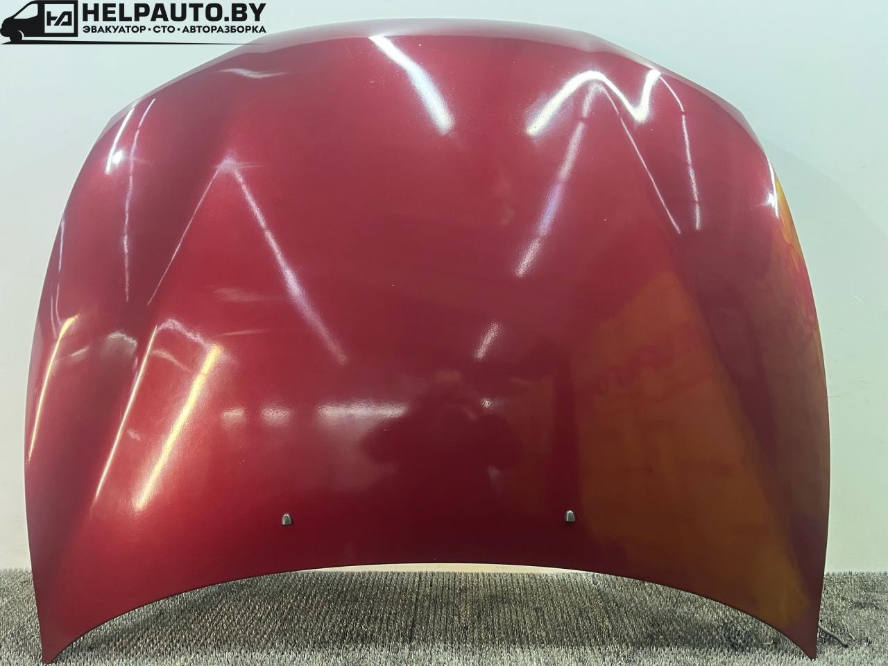 капот Hyundai Coupe RD 1998, 2.0 л., бензин, МКПП, бордовый, купе, передний привод - фото №1