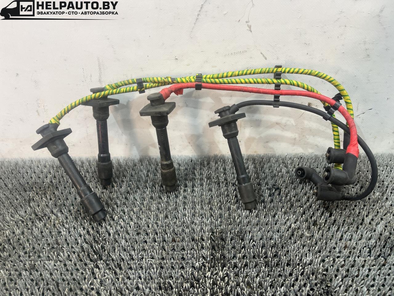 провод высоковольтный Toyota Carina E 1 поколение T190 1995, 1.6 л., 4A-FE, бензин, МКПП, зелёный, хетчбэк 5 дв., передний привод - фото №1