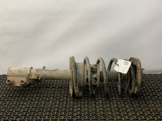 стойка передняя правая Renault Megane 1 поколение 1998, 1.9 л., F8Q 620, дизель, МКПП, бордовый, седан, передний привод