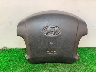 подушка безопасности водителя Hyundai Terracan 1 поколение 2003, 2.5 л., D4BH, дизель, АКПП, серебристый, внедорожник 5 дв., полный подключаемый привод