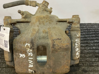 суппорт передний правый Toyota Carina E 1 поколение T190 1995, 2.0 л., 2C, дизель, МКПП, бордовый, хетчбэк 5 дв., передний привод