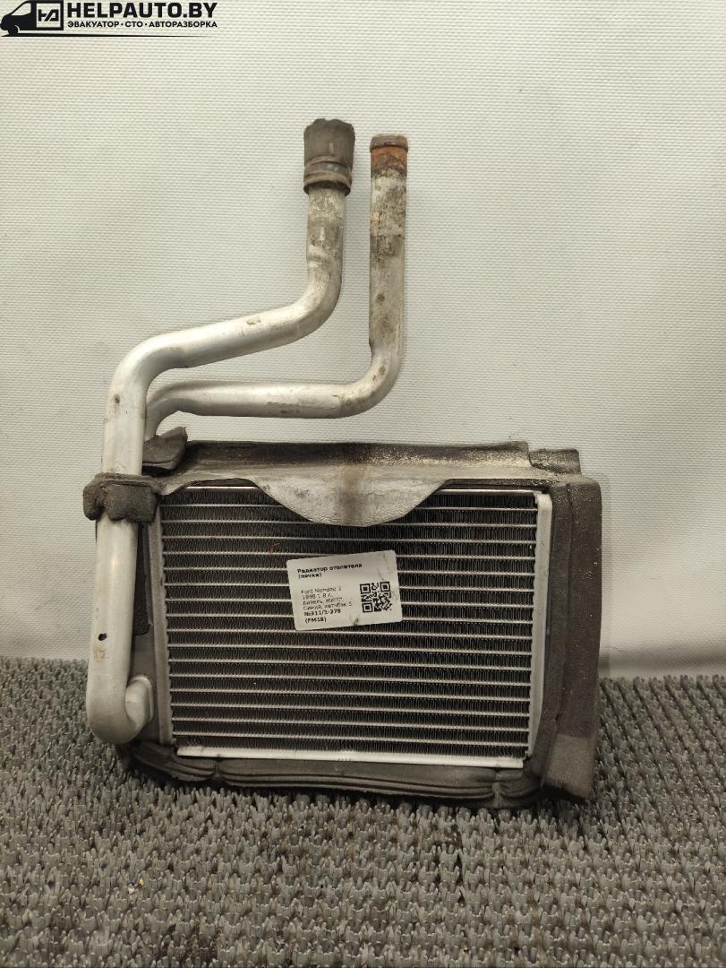 радиатор отопителя (печки) Ford Mondeo 2 поколение 1998, 1.8 л., дизель, МКПП, синий, хетчбэк 5 дв., передний привод - фото №1